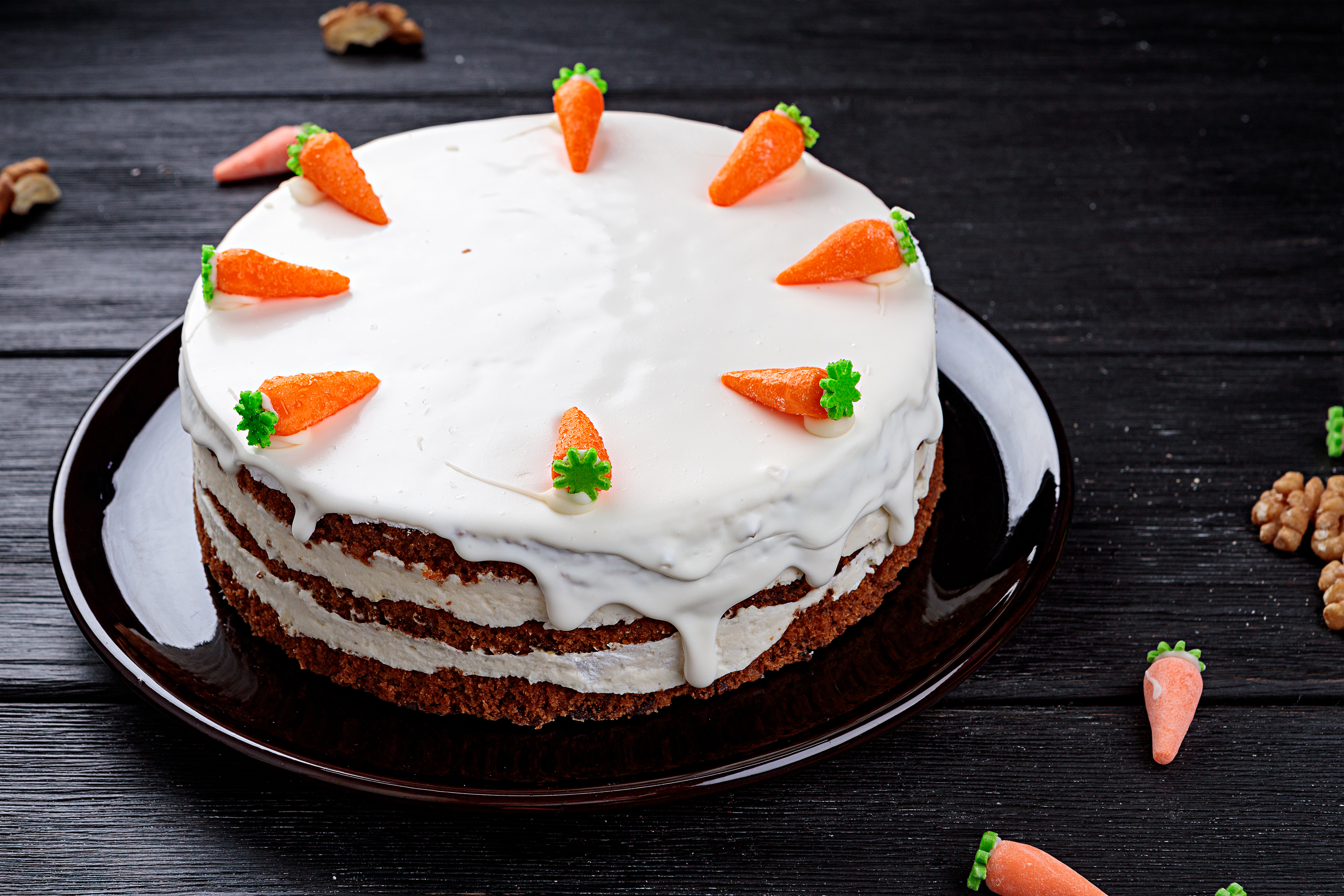 Торт "Домашний морковный"