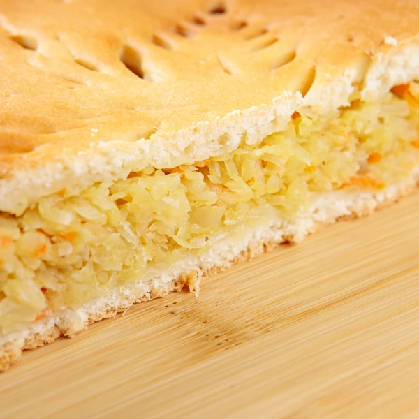 Пирог постный с капустой, кг